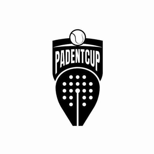 Padent Cup Minimal Badge Logo for Professional Padel Tournament