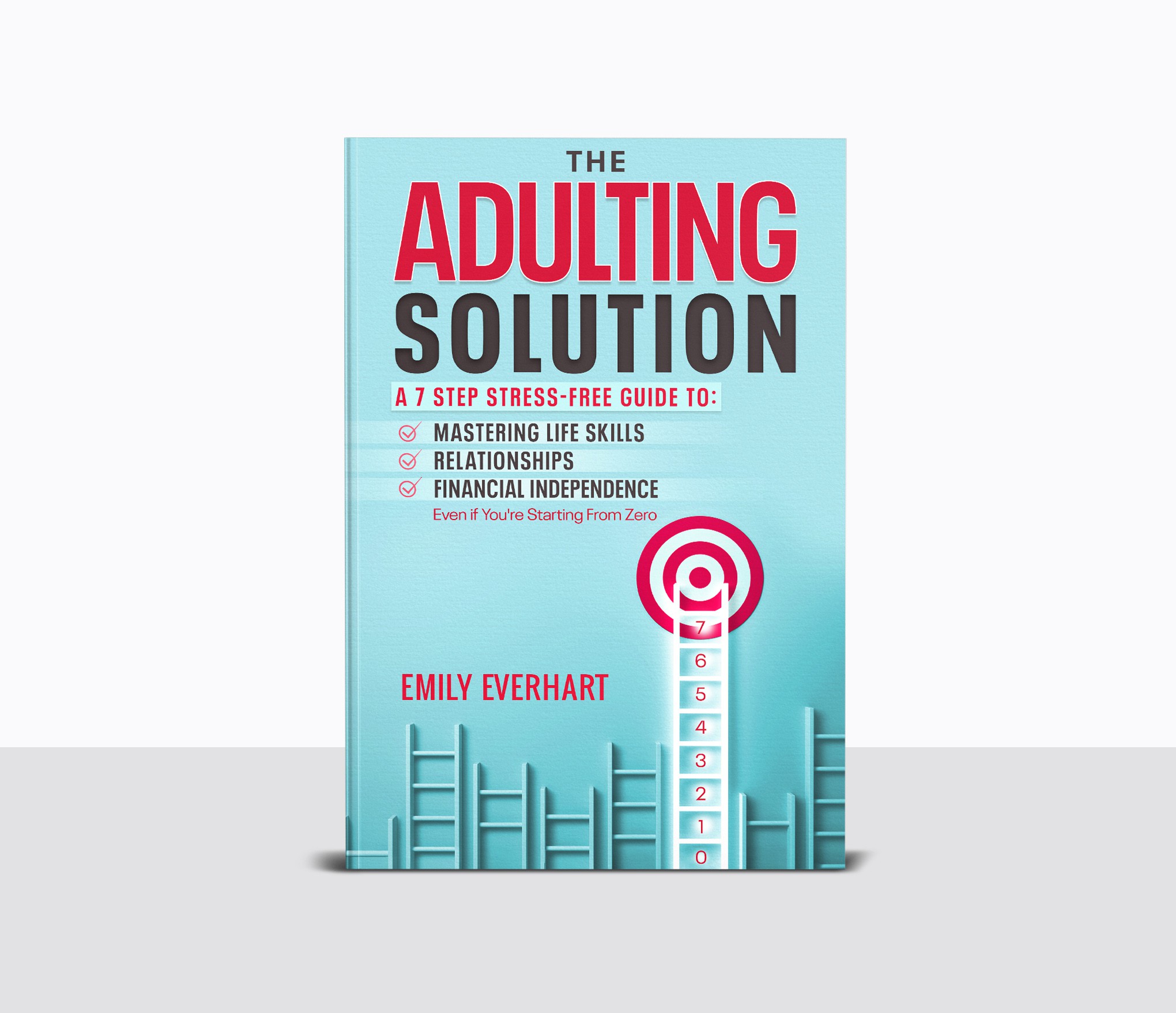 Design a cool, compelling, fun cover for my book The Adulting Solution