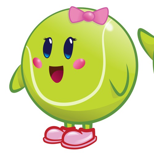 Tennis Ball Character