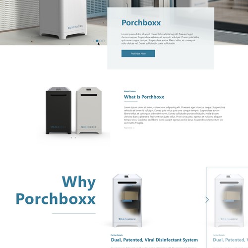 Landing Page Needed For a Revolutionary Product That Directly Deals With COVID