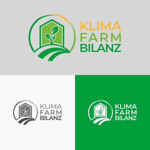 KLIMA FARM BILANZ logo design