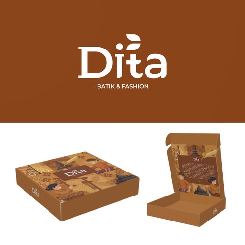 Dita Fashion Brand From Indonesia - Logo and Packaging Design