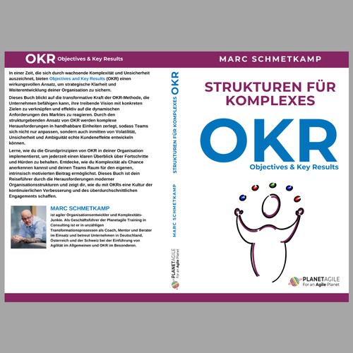 Bookcover for the agile Framework OKR