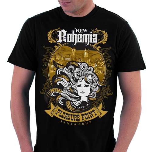 T-Shirt Design for New Bohemia Brewing Co.