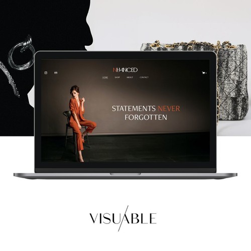 Squarespace E-Commerce Website Design for Online Fashion Retail Store