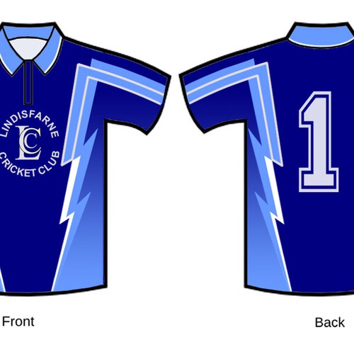 Design a funky and professional playing polo for a sports team