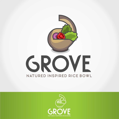 Logo design for health food restaurant