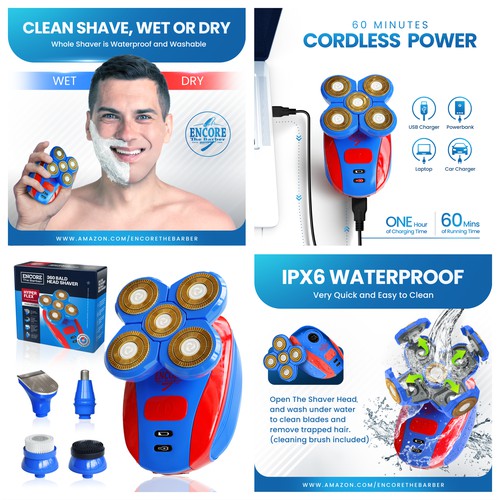 Encore The Barber Bald Shaver