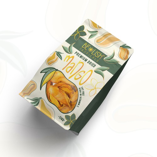 Dried Mango Packaging Design