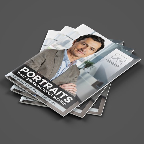 Elegant 4-Page Corporate Photography Portfolio Brochure Design
