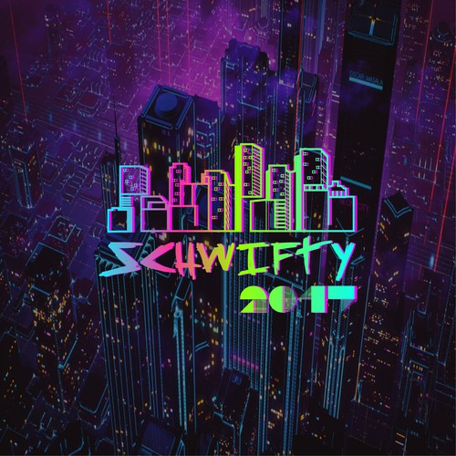 Skyline Logo Neon-Theme