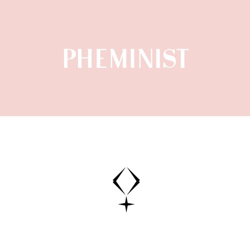 logo design for online tribe "pheminist"