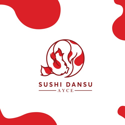 Food Logo concept for Sushi Dansu