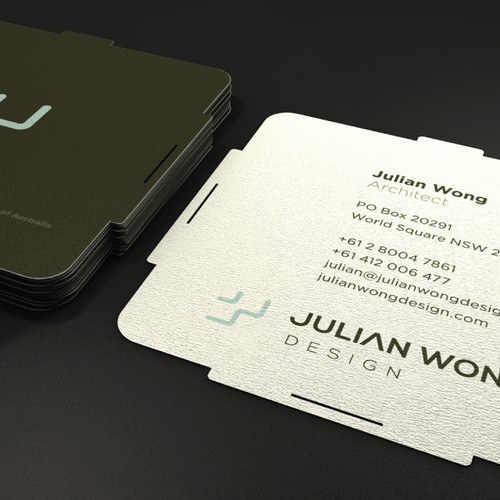 New logo and business card wanted for Julian Wong Design