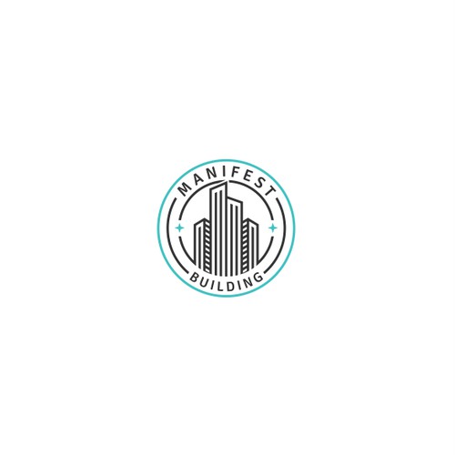 Line Art logo design for Manifest Building