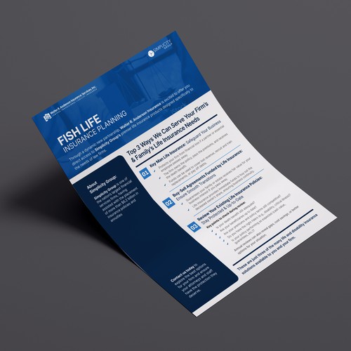 Fish Life Insurance Planning – Attorney Partnership Flyer