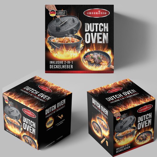 Dutch Oven 9L inklusive 2-in-1 Deckelheber