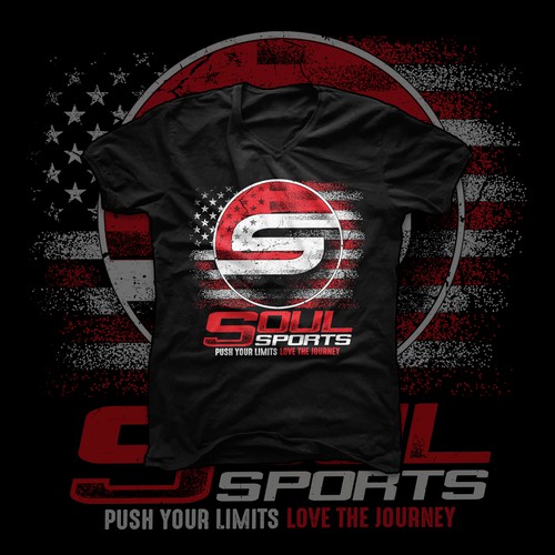 American Centered Sport T-shirt