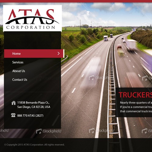 ATAS Corporation needs a new website design