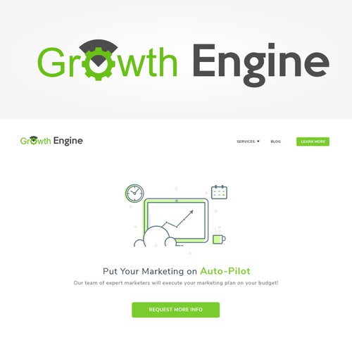 Growth Engine Logo simple use on website