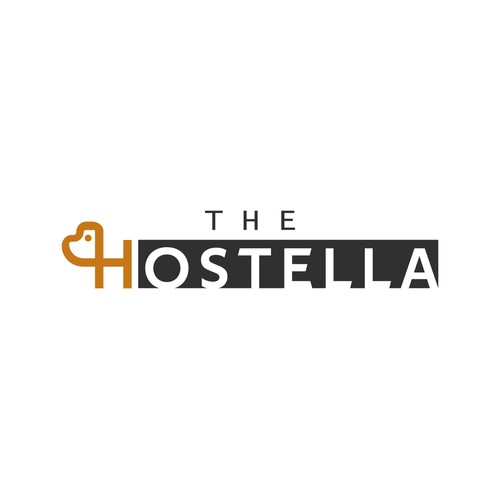 Concept logo design for The Hostella