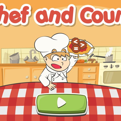 Chef and Count game main screen