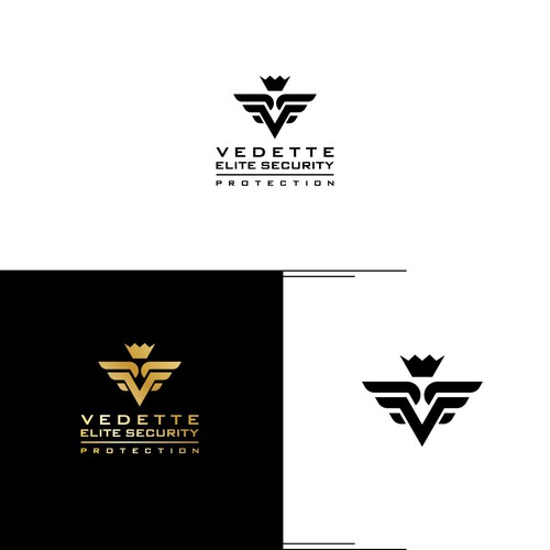 Bold logo for Vedette Elite Security