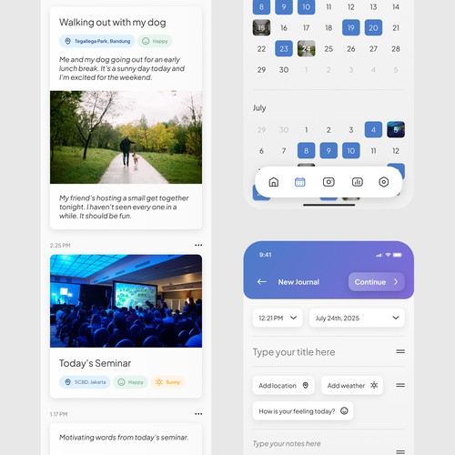 Journal Application Design