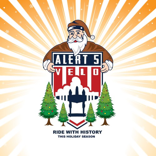 Christmas themed logo