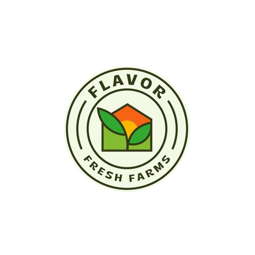 Modern Greenhouse Logo for High-Tech Agriculture & Vertical Farming