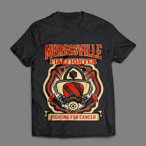 Morrisville Firefighter T-Shirt Design