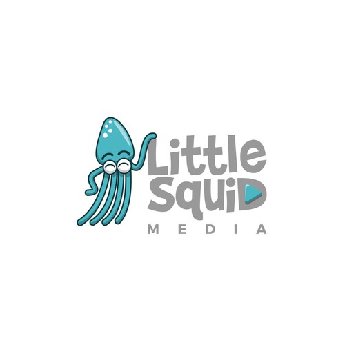 Cartoony Squid logo for a Production Company