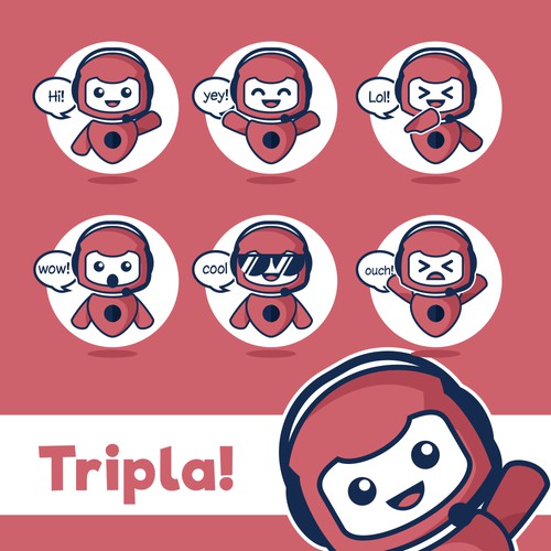 Tripila Mascot Design