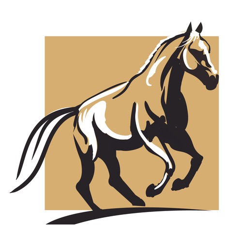 Horse Illustrated Logo 