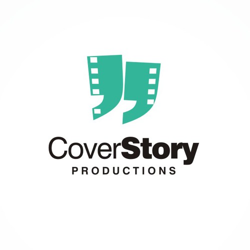 Create a logo for a production company that tells stories with purpose