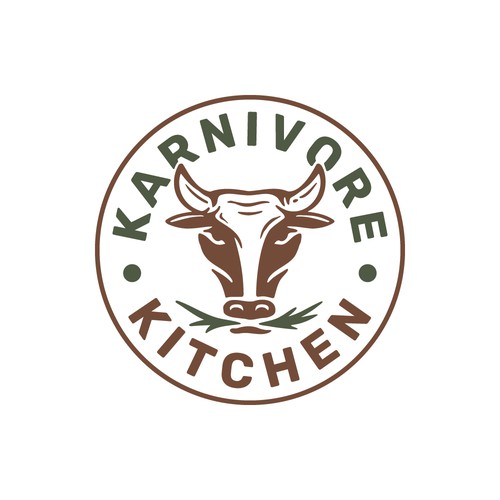 Earthy logo for Karnivore Kitchen