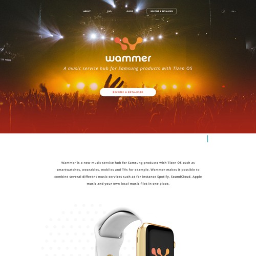 Wammer | A new music service.