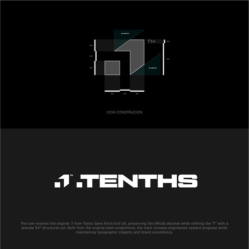 TENTHS LOGOMARK CONSTRUCTION