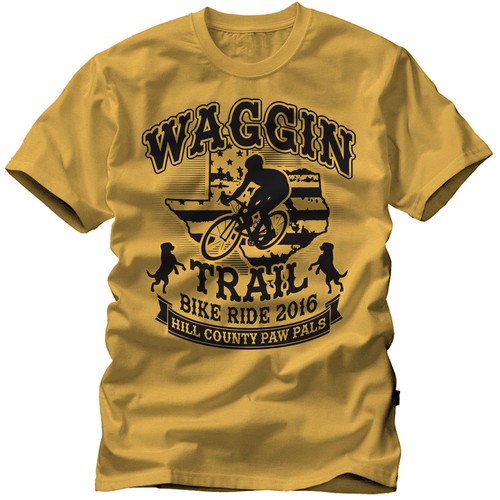 1 Colour print Waggin Trail