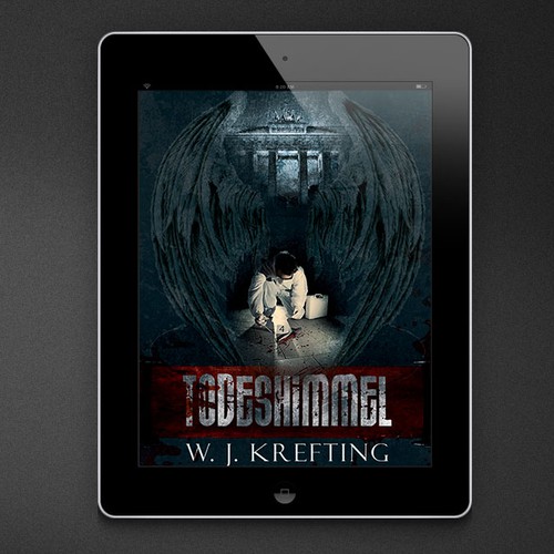 Erstellt ein Buchcover für einen mega-spannenden Thriller