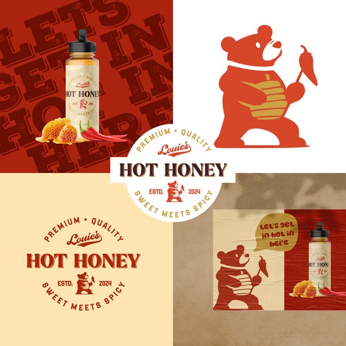 Hot Honey Bear Logo