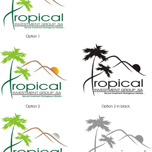 Urgent $300 Logo for Tropical Investment Group