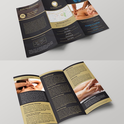 Create a stand-out Massage leaflet for yoga studio