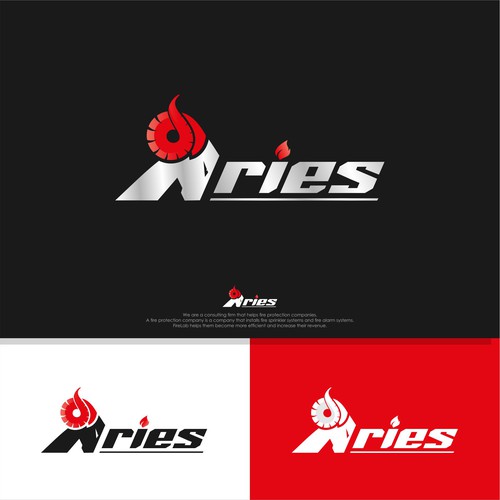 Design a modern logo for Aries fire consulting business