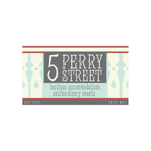 Logo design for a Victorian boutique hotel in historic Cape May, NJ.