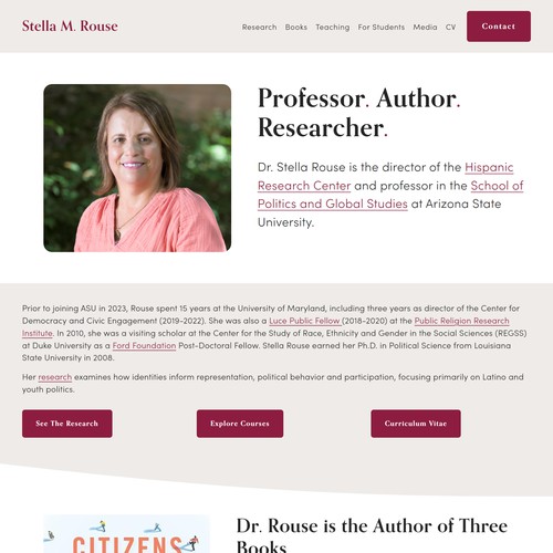 Professor Stella M. Rouse