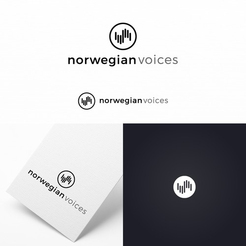 Logo concept for Norwegian Voices