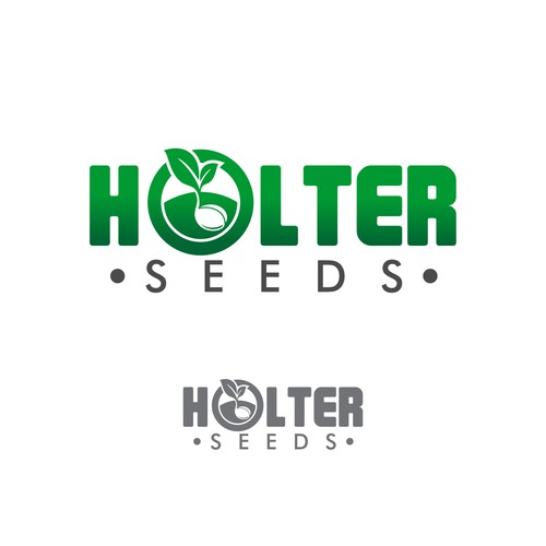 Bold logo concept for "HOLTER SEEDS"
