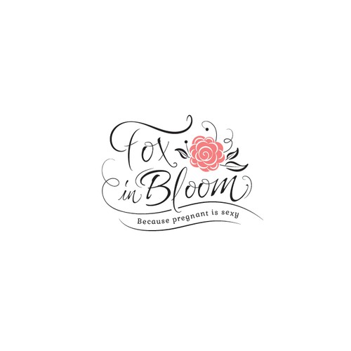 Classic, feminine, sexy logo for maternity wear.