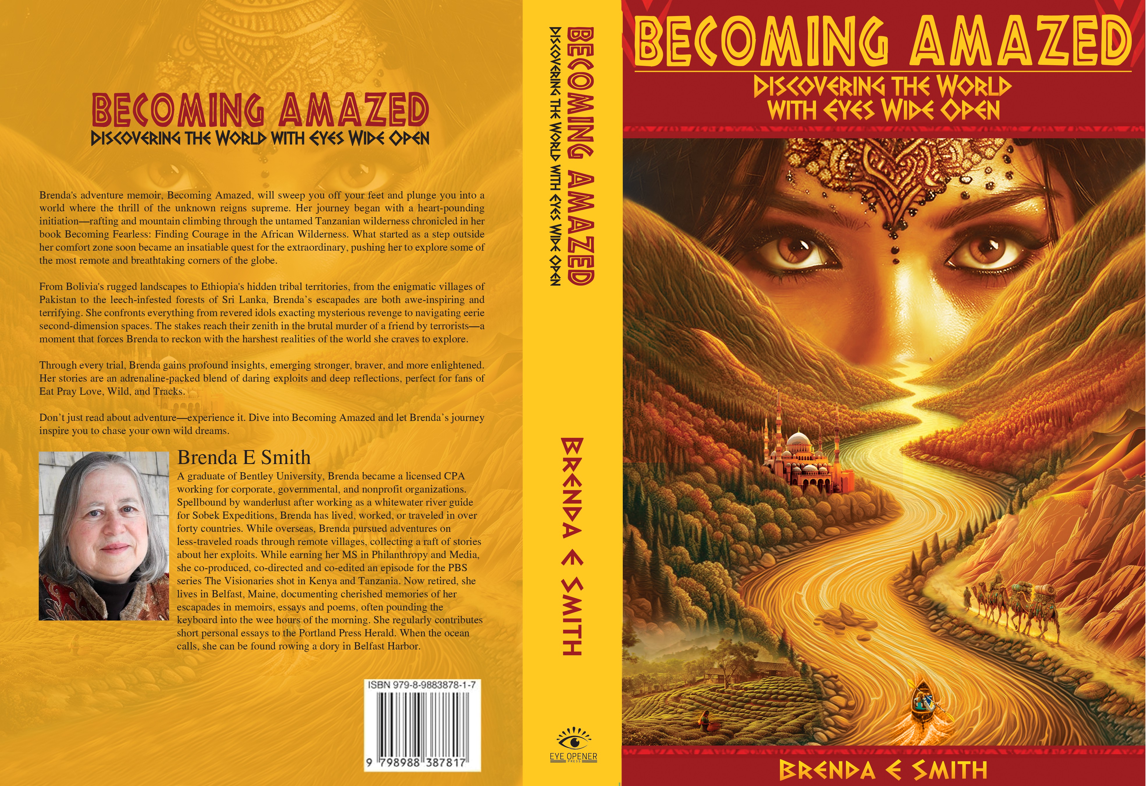 Cover for an eye opening travel adventure memoir covering multiple continents